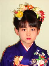 7歳着物写真